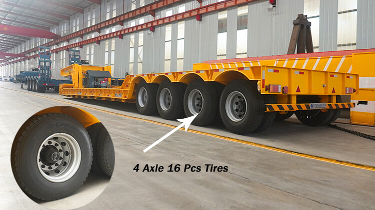 4 Axle 100ton Lowboy Trailer | Removable Gooseneck Trailer for Sale in Benin